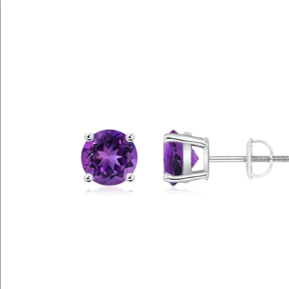 Authentic Amethyst Heirloom Quality Earrings. - image 4